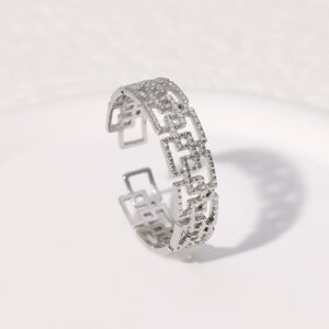 Geo Spark Adjustable Ring
