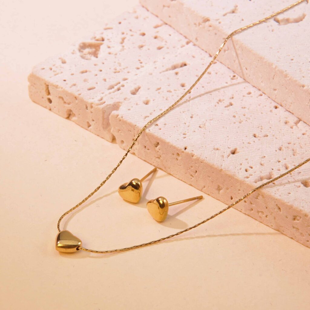 HeartBeat Set (Necklace + Earrings)