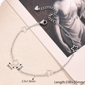 Starlight Silver Anklet