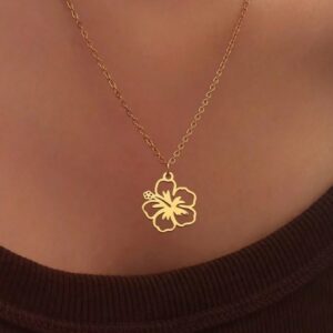 Hibiscus Bloom Necklace